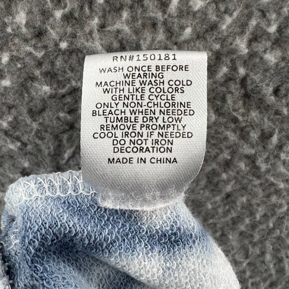 Grayson Threads Womens Sleep Shorts Large‎ Blue Tie Dye High Rise Elastic Waist - Picture 5 of 10